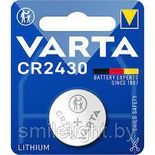 Элемент питания VARTA CR2430 Lithium Bl.1 3V - фото 1 - id-p218246873