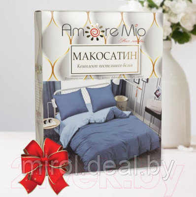Комплект постельного белья Amore Mio Мако-сатин Сапфир Микрофибра 2.0 / 23511 - фото 5 - id-p218248405