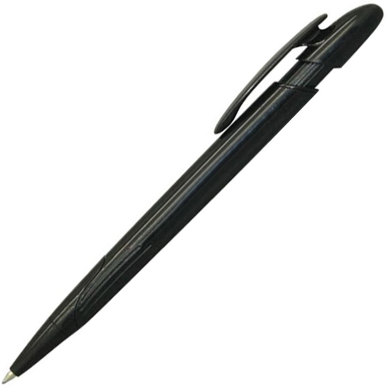 Ручка шариковая, пластик, черный - фото 1 - id-p218249276