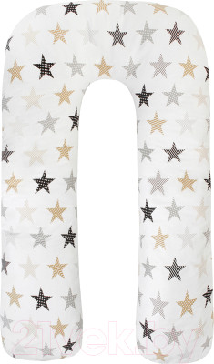 Подушка для беременных Amarobaby U-образная Звезды пэчворк / AMARO-40U-ZP - фото 1 - id-p218249027