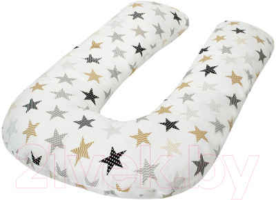 Подушка для беременных Amarobaby U-образная Звезды пэчворк / AMARO-40U-ZP - фото 3 - id-p218249027