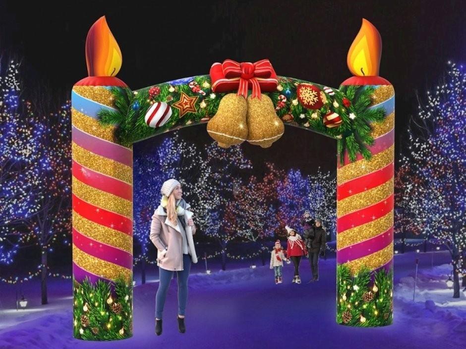 Новогодняя надувная арка «Рождество» - фото 1 - id-p218219518
