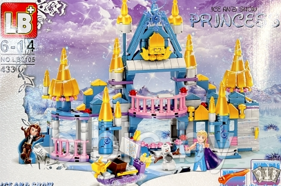 Детский конструктор для девочек Холодное сердце ледяной замок Эльзы frozen LB2105, аналог лего lego 433 детали - фото 2 - id-p218258091