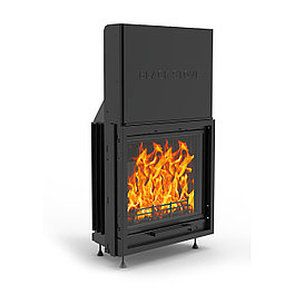 Каминная топка Bruno H-800 подъём вверх Black Stove