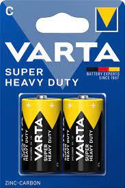 Элемент питания VARTA Super Heavy Duty C/R14 Carbon 1,5V Bl.2 - фото 1 - id-p218267078