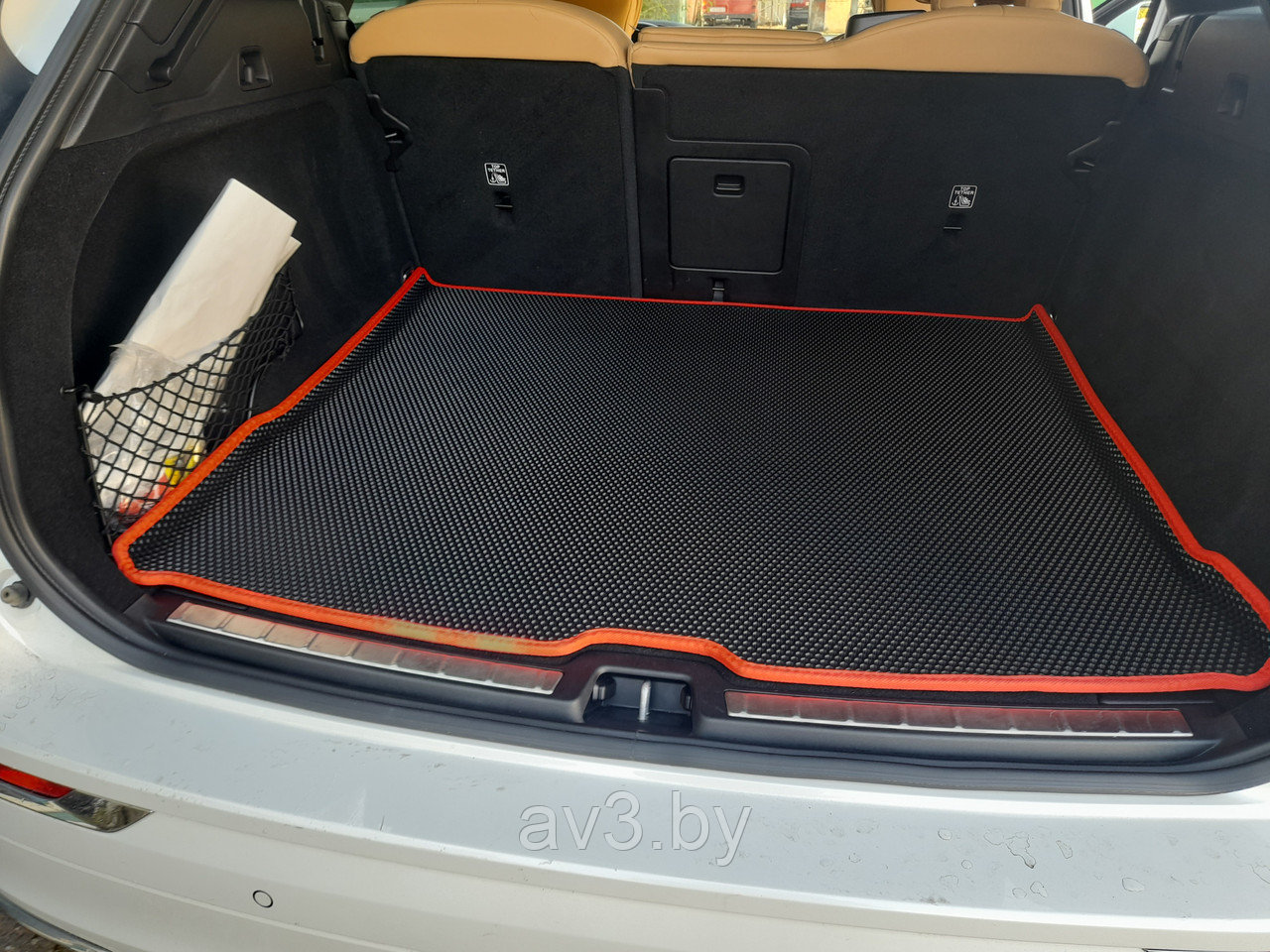 Коврик в багажник EVA Volvo XC60 2017-  с БОРТАМИ  | @av3_eva