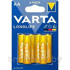Элемент питания VARTA Longlife AA/LR6 Alkaline 1,5V Bl.6