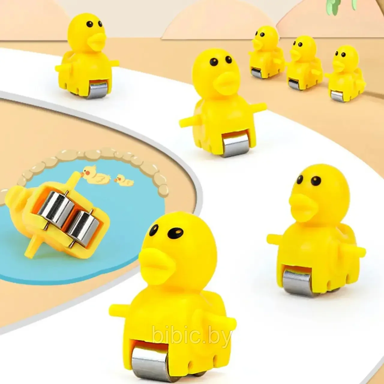 Детская интерактивная игрушка Утята на горке Small Duck, музыкальные развивающие игрушки антистресс для детей - фото 5 - id-p218272793