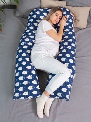 Подушка для беременных Amarobaby U-образная Звезды пэчворк / AMARO-40U-ZP - фото 7 - id-p218273646
