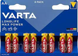 Элемент питания VARTA Longlife Max Power AA/LR6 Alkaline 1,5V Bl.8 (5+3) - фото 2 - id-p218087408