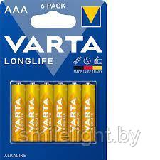 Элемент питания VARTA Longlife AAA/LR03 Alkaline 1,5V Bl.6