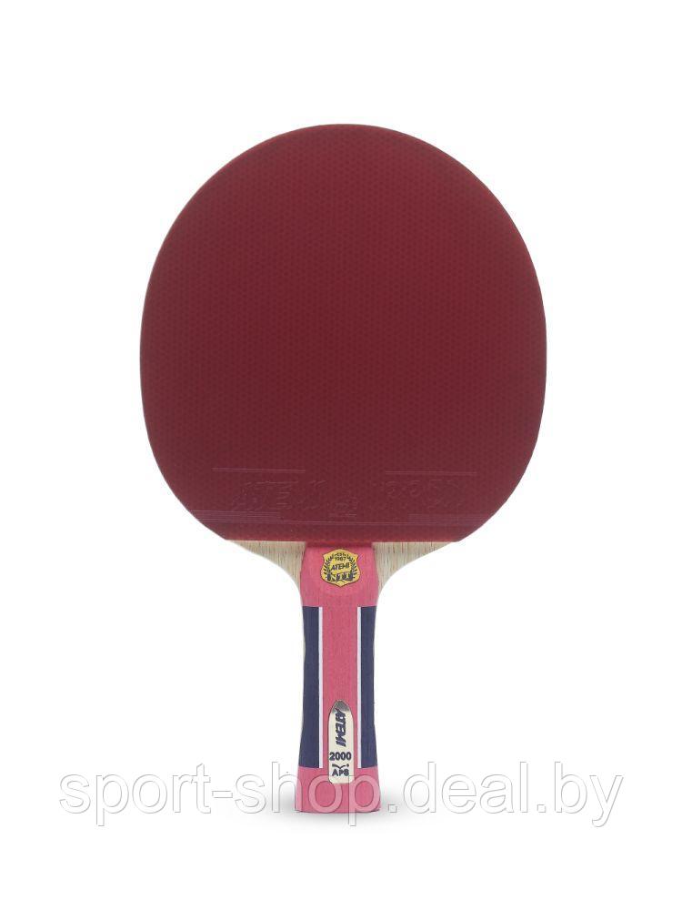 Ракетка для настольного тенниса Atemi PRO 2000 CV, настольный теннис, ракетка профессиональная - фото 3 - id-p218278598