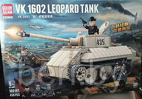 Конструктор Немецкий танк Leopard VK 1602, 458 деталей, аналог LEGO (Лего)