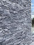 Панель Мрамор Черный дуб 600х150мм, фото 3
