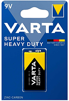 Элемент питания VARTA Super Heavy Duty 9V/6F22 Carbon 9V Bl.1