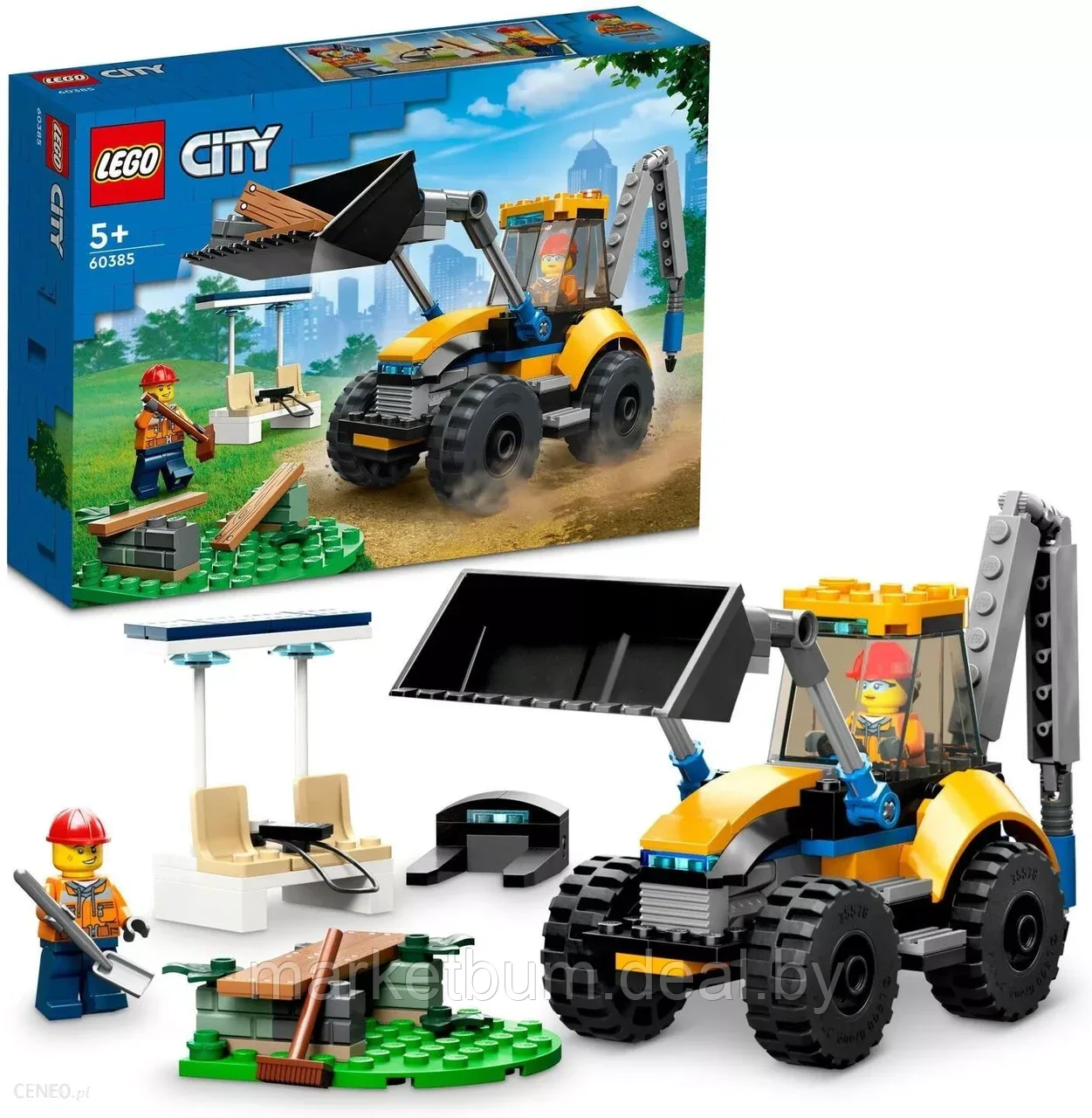 Конструктор LEGO City 60385, Экскаватор - фото 1 - id-p215595643