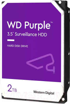 Жесткий диск Western Digital Purple 2TB (WD23PURZ) - фото 1 - id-p218281601