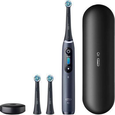 Электрическая зубная щетка Oral-B Vitality iO Series 8 насадки для щётки: 1шт, цвет:черный - фото 1 - id-p211544946