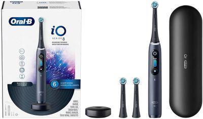 Электрическая зубная щетка Oral-B Vitality iO Series 8 насадки для щётки: 1шт, цвет:черный - фото 6 - id-p211544946