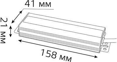 Блок питания GAUSS 202022075 для светодиодных лент - фото 2 - id-p216914990