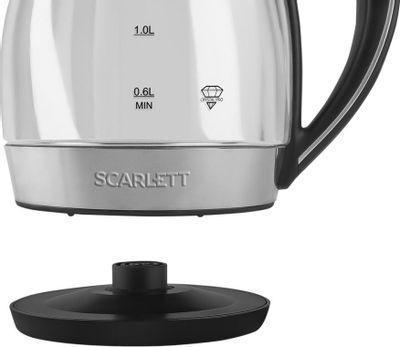 Чайник электрический SCARLETT SC-EK27G47, 2200Вт, черный - фото 5 - id-p216942170