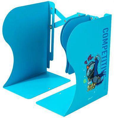 Подставка-ограничитель для книг Deli 78632BLUE, 220х114х480мм, синий - фото 1 - id-p217679773
