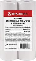 Лента чековая BRAUBERG 110894, 80мм, 60м, термобумага, втулка 18мм, 6 шт