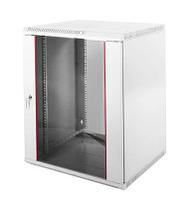Шкаф коммутационный ЦМО ШРН-Э-18.650 настенный, стеклянная передняя дверь, 18U, 600x930x650 мм