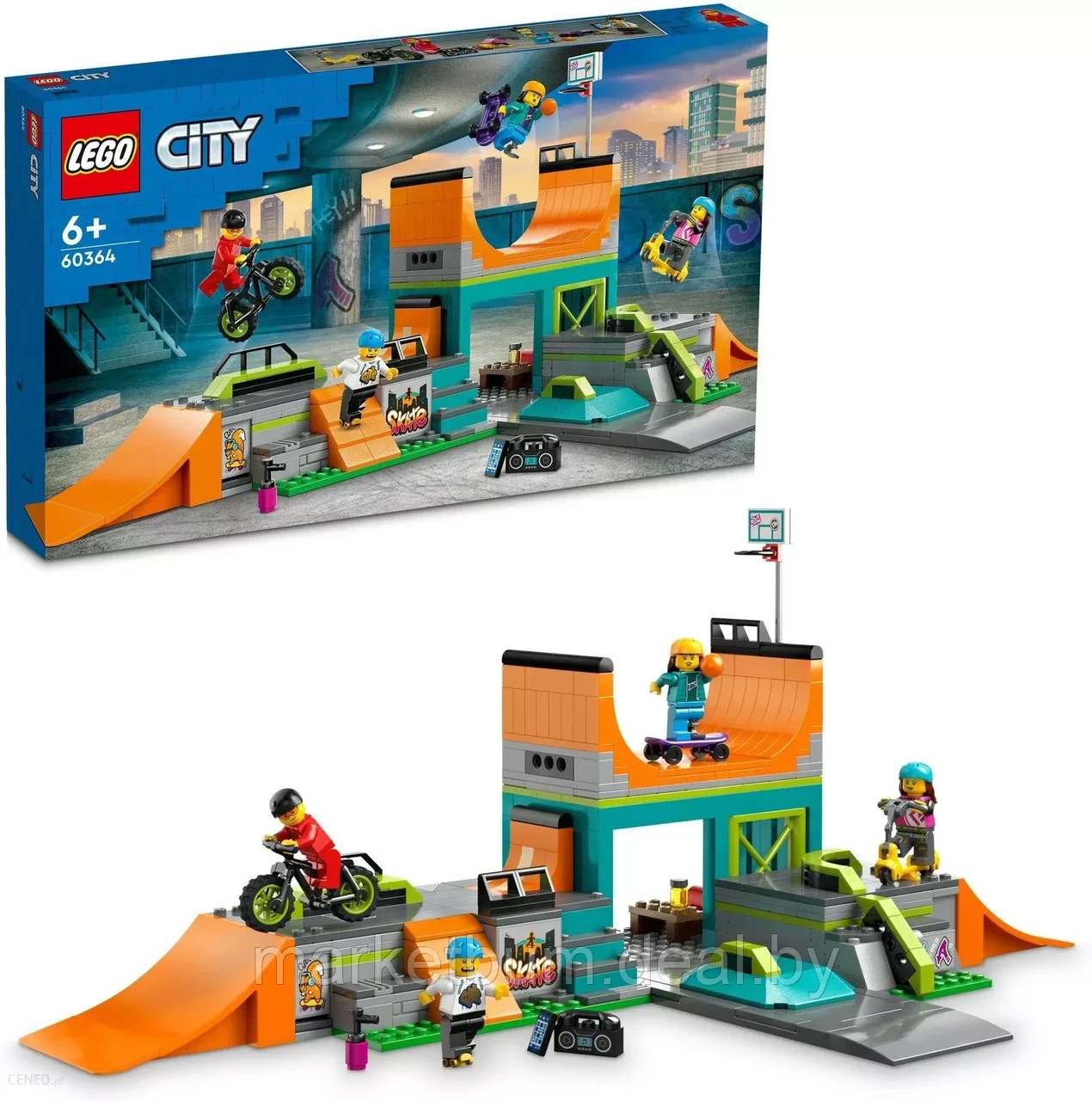 Конструктор Lego City 60364, Уличный скейтпарк - фото 1 - id-p215520161