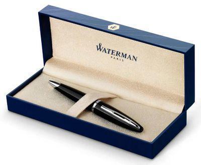 Ручка шариков. Waterman Carene (CWS0293950) Black ST M чернила син. подар.кор. - фото 2 - id-p217735781