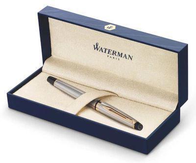 Ручка роллер Waterman Expert 3 (CWS0951980) Steel GT F чернила черн. подар.кор. - фото 3 - id-p217735794