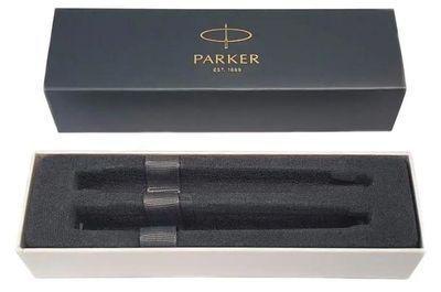 Набор ручек Parker Sonnet (CW2093259) LaqBlack CT ручка роллер, ручка шариковая M подар.кор. - фото 8 - id-p217735815