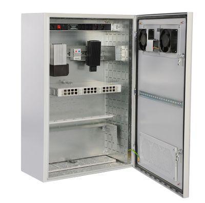 Шкаф коммутационный ЦМО ШТВ-Н-9.6.5-4ААА настенный, вентилируемая передняя дверь, 9U, 600x500x530 мм - фото 2 - id-p217517194