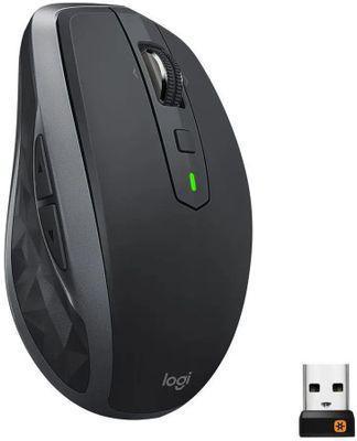 Мышь Logitech MX Anywhere 2S, оптическая, беспроводная, USB, графитовый [910-006211] - фото 1 - id-p217735821