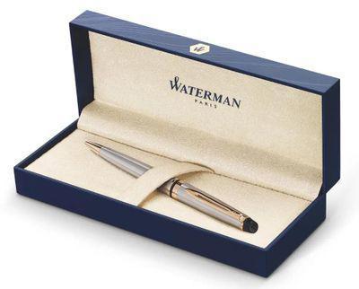 Ручка шариков. Waterman Expert 3 (CWS0952000) Stainless Steel GT M чернила син. подар.кор. - фото 3 - id-p217735917