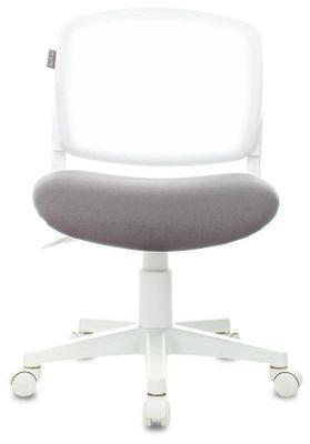 Кресло детское Бюрократ CH-W296NX, на колесиках, сетка/ткань, серый/белый [ch-w296nx/neo-grey] - фото 2 - id-p218183113