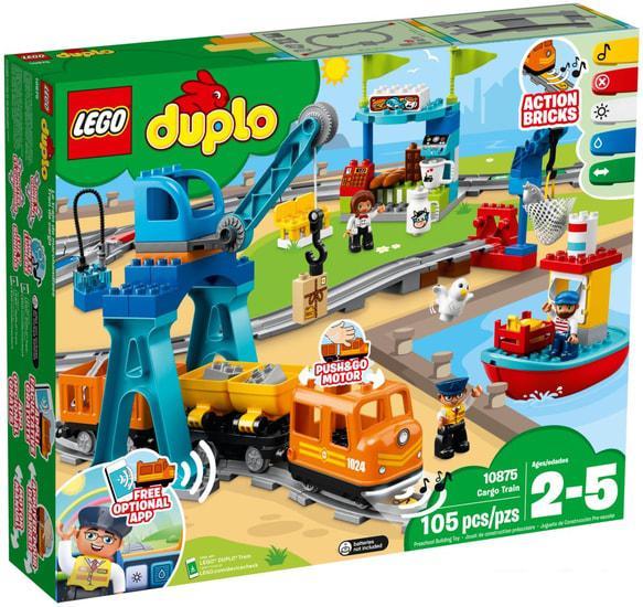 Конструктор LEGO Duplo 10875 Грузовой поезд - фото 1 - id-p217821464