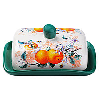 Масленка керам прям 17х12х8см Orange fruit ТМ Appetite Appetite Orange fruit ZFC046-7