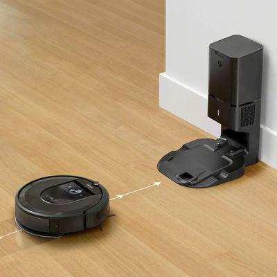 Робот-пылесос iRobot Roomba Combo i8+, 55Вт, черный графит/черный [i857040plus_rnd] - фото 7 - id-p216716227