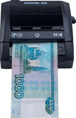 Детектор банкнот Dors 200 M2 FRZ-053758 BLACK автоматический рубли - фото 5 - id-p217623202