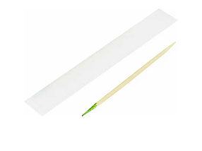 Зубочистка с ментолом 65 мм в индивидуальной бумажной упаковке, дерево (500шт)