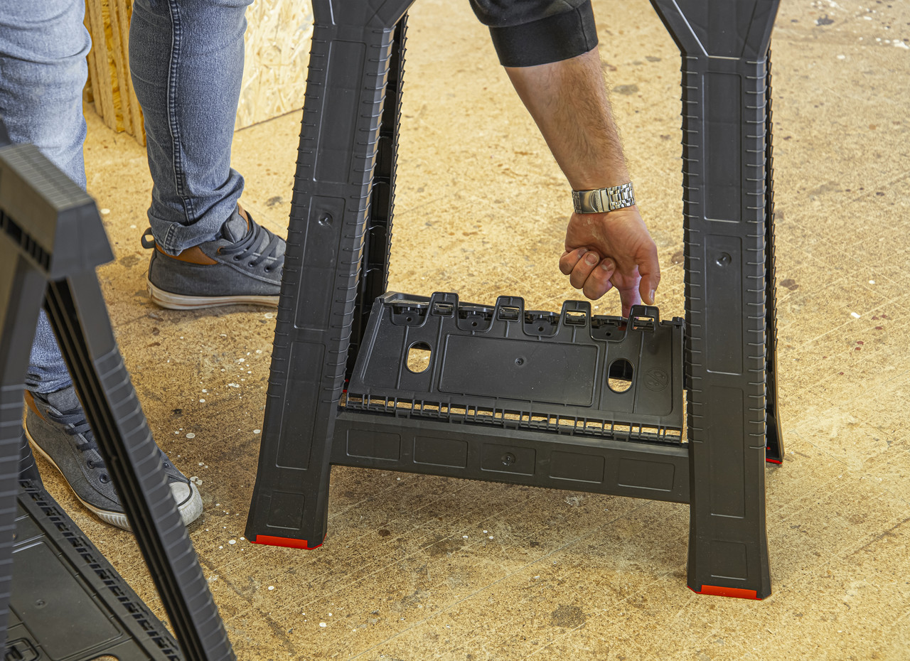 Козлы столярные Qbrick System Sawhorse (2 шт.), черный - фото 4 - id-p194261793