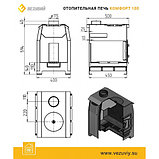 Печь отопительная Везувий "Комфорт 100" (ДТ-3) купить, фото 2