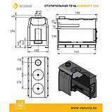 Печь отопительная Везувий "Комфорт 300" (ДТ-3) купить, фото 2