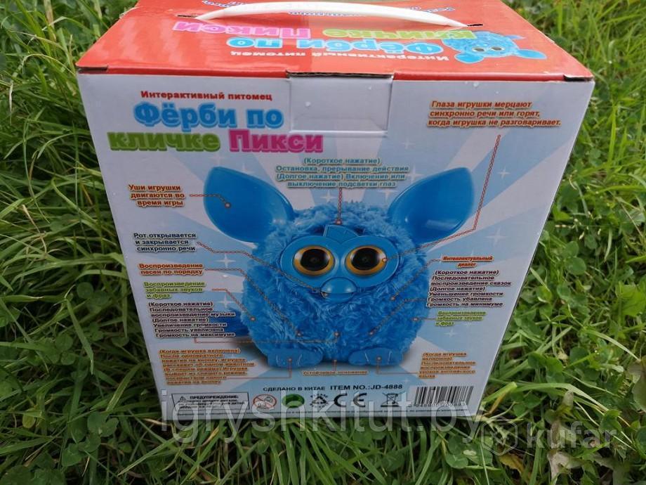 Многофункциональная интерактивная игрушка Фёрби ( Furby )по кличке Пикси белого цвета - фото 3 - id-p218287517