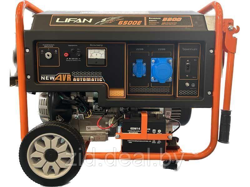 Lifan Генератор бензиновый Lifan 6500E (5GF-4) - фото 1 - id-p218287832