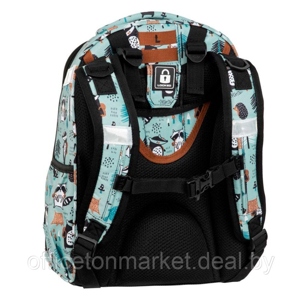 Рюкзак школьный "Vert Shoppy", мятный, черный - фото 2 - id-p218287733