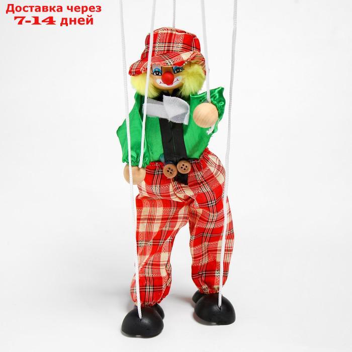 Дергунчик - марионетка на ниточках "Клоун в шляпе", цвета МИКС - фото 4 - id-p218240020