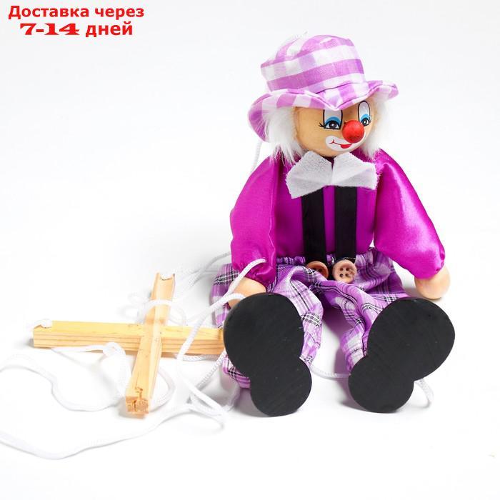 Дергунчик - марионетка на ниточках "Клоун в шляпе", цвета МИКС - фото 6 - id-p218240020