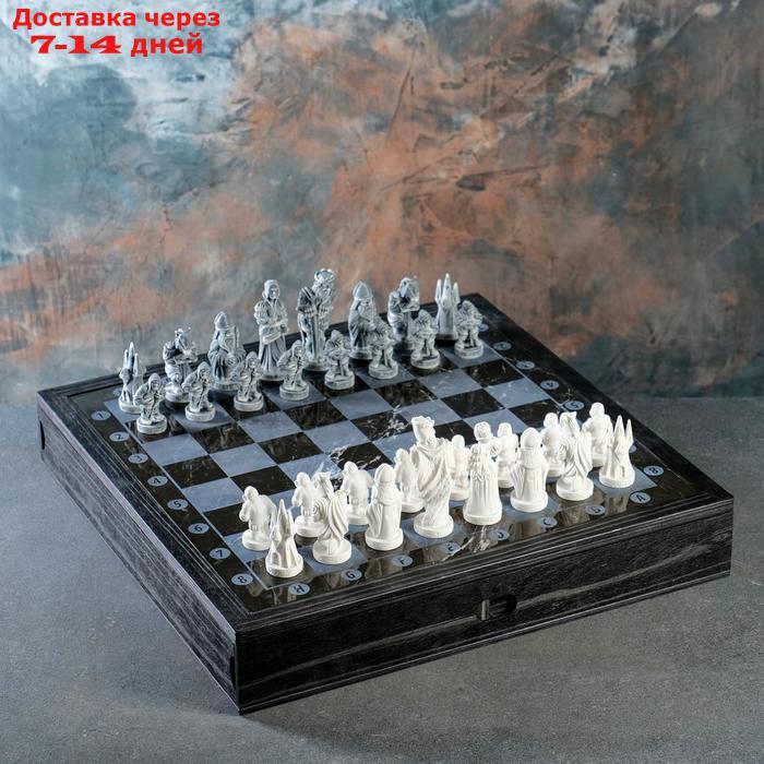 Фигуры шахматные, доска "Средневековье" комплект 32 шт - фото 3 - id-p218242075